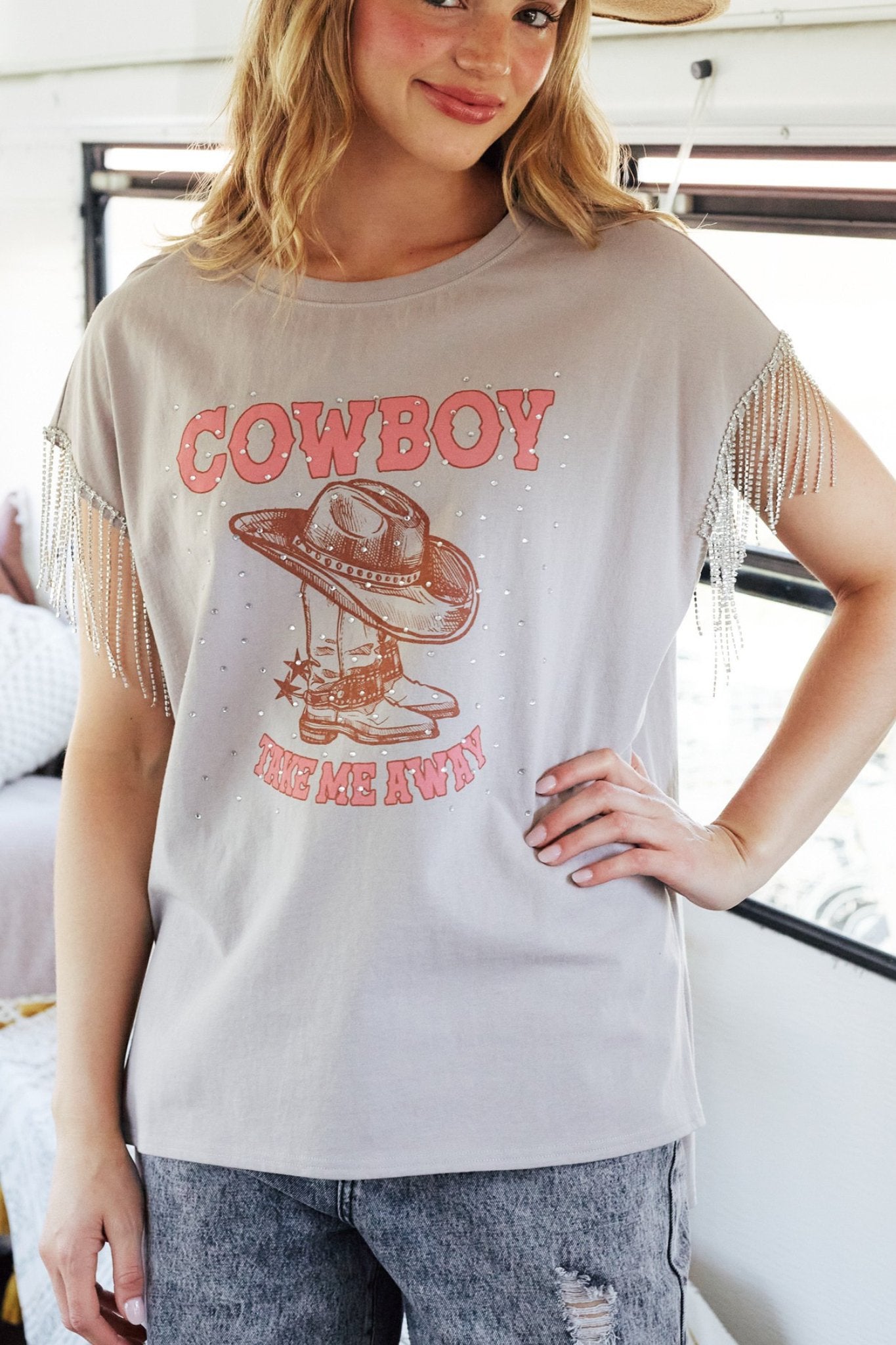 Cowboy Take me Away Top