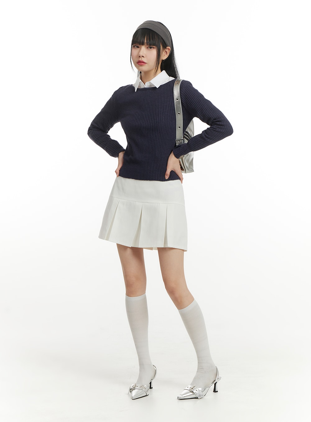 Cozy Solid Knit Sweater IM406