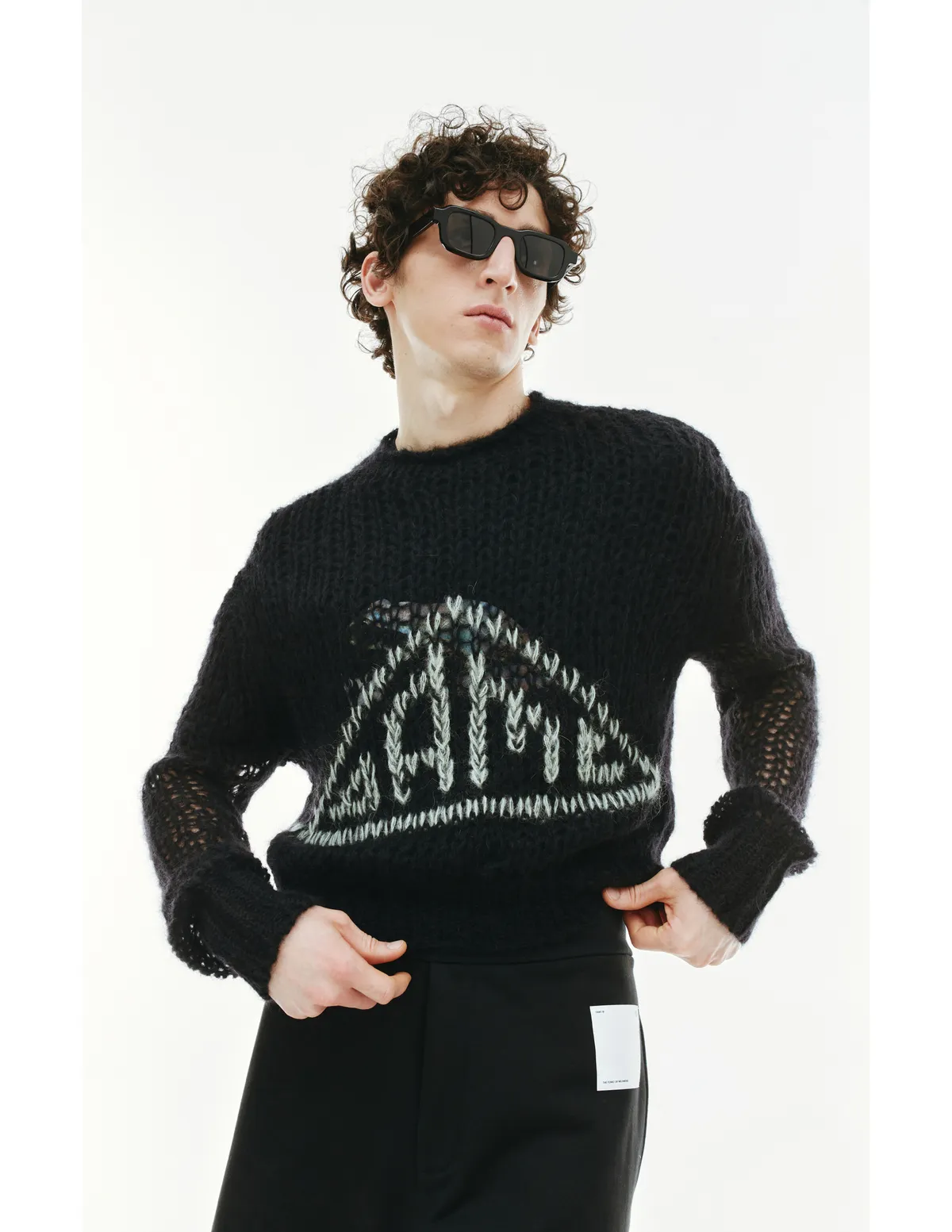 Cropped Logo Sweater