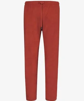 Derek Rose Mens Red Basel straight-leg relaxed-fit stretch-jersey pyjama trousers