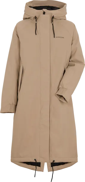 Didriksons Women's Alicia Parka Long 2 Beige | Buy Didriksons Women's Alicia Parka Long 2 Beige here | Outnorth