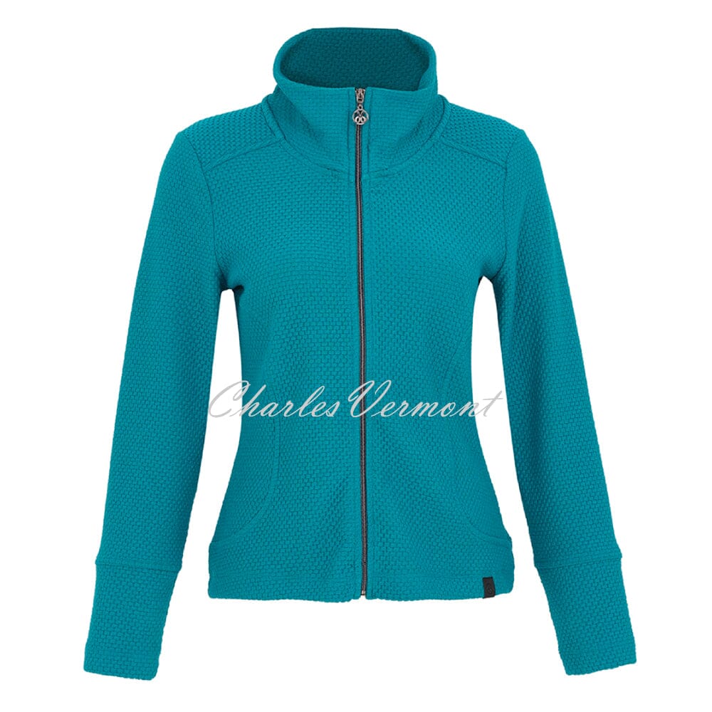 Dolcezza Textured Jacket - Style 73213 (Teal)