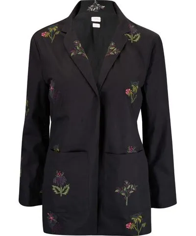 Em & Shi Women's Forest Black Blazer