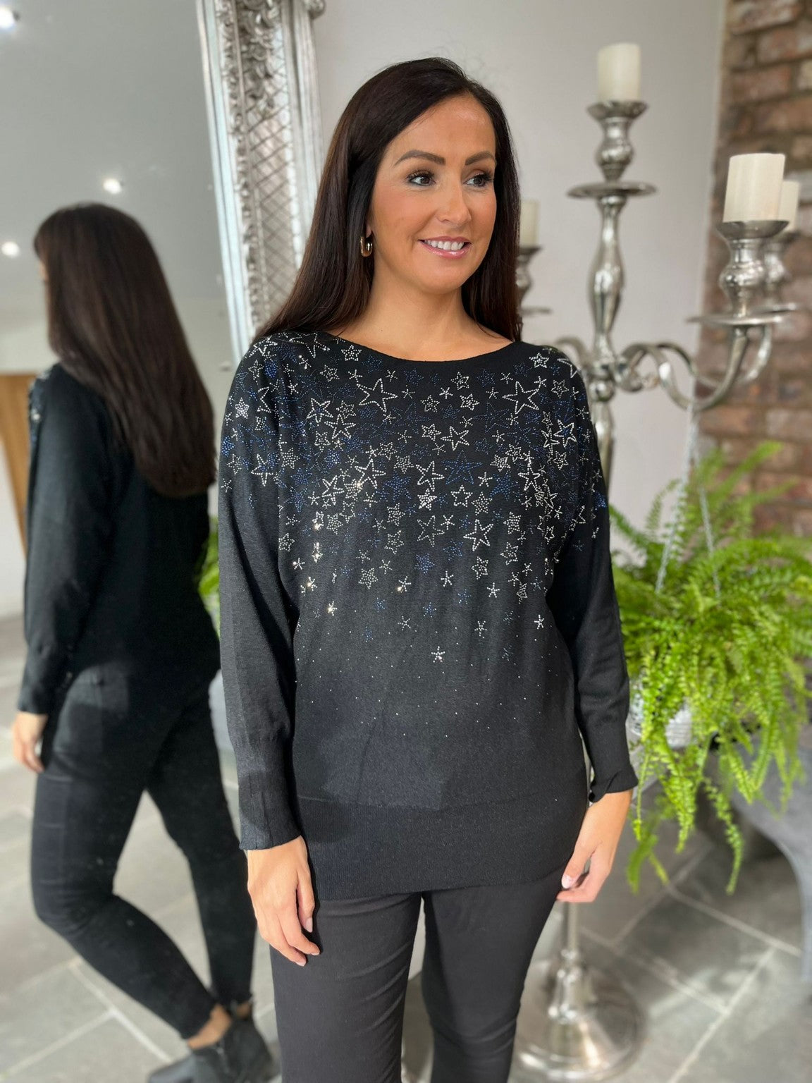 Embellished Star Jumper Cath