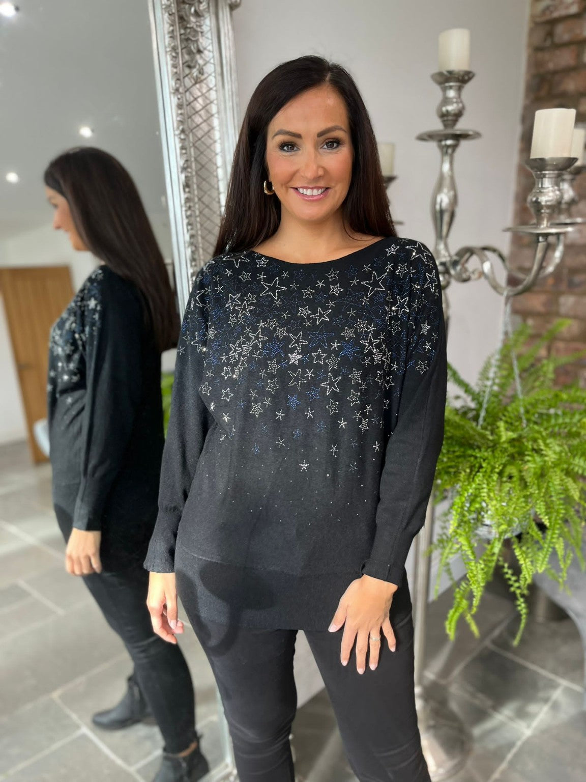 Embellished Star Jumper Cath