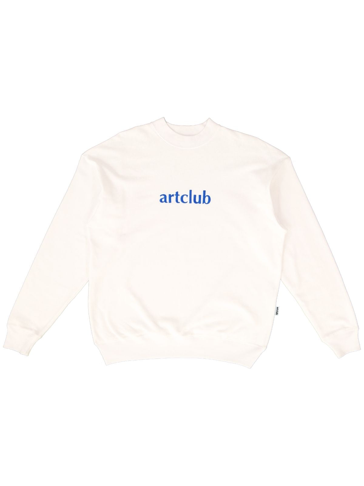 Embroidered Logo Sweater White