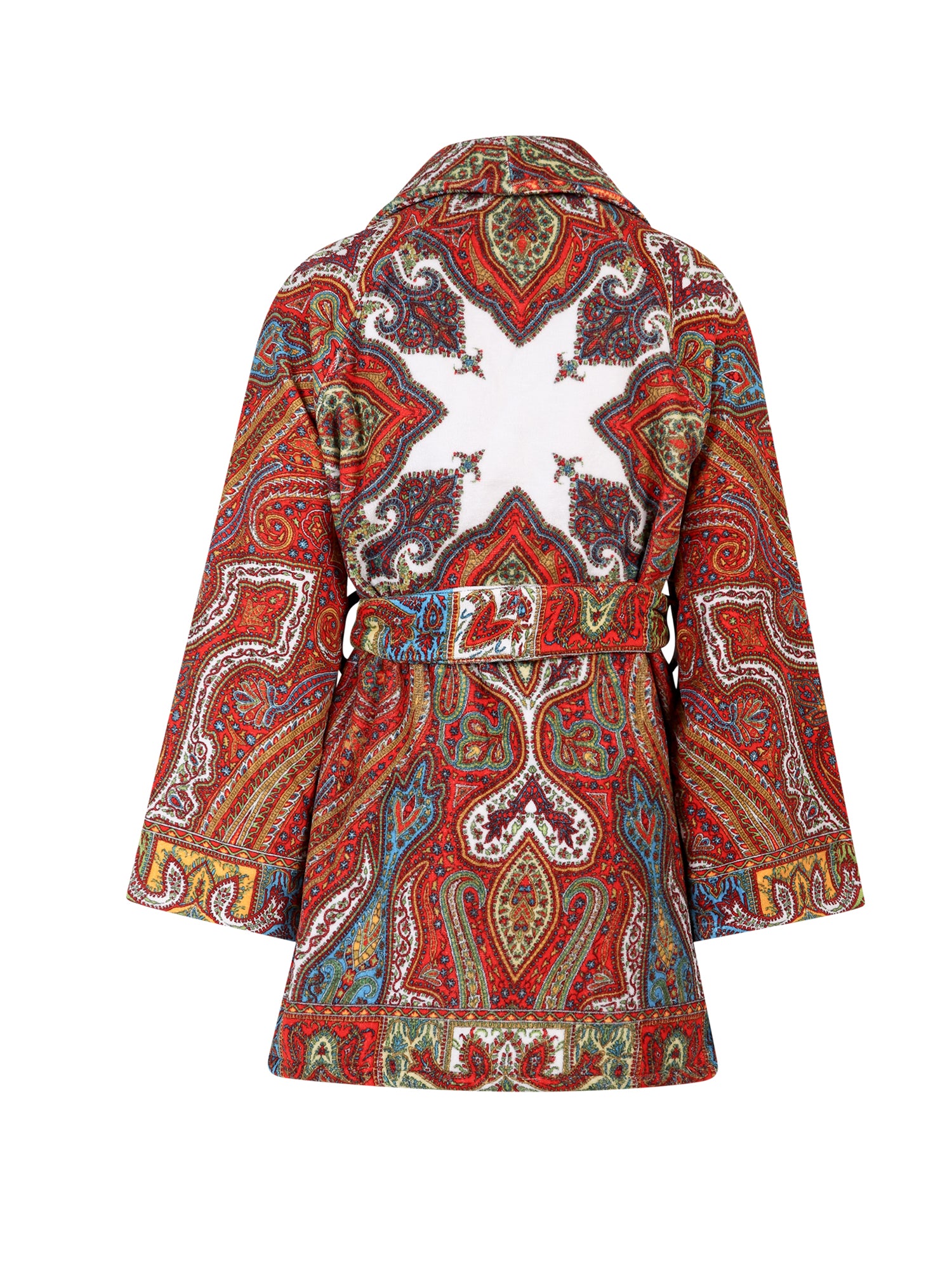 Etro Home Paisley Printed Belted Bath Robe