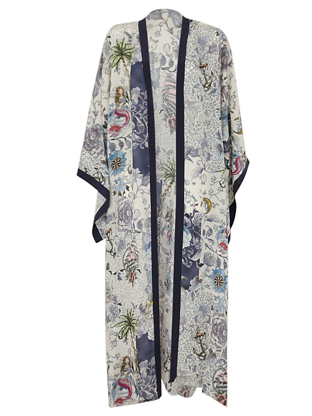 Etro Moonlight Floral Printed Poncho