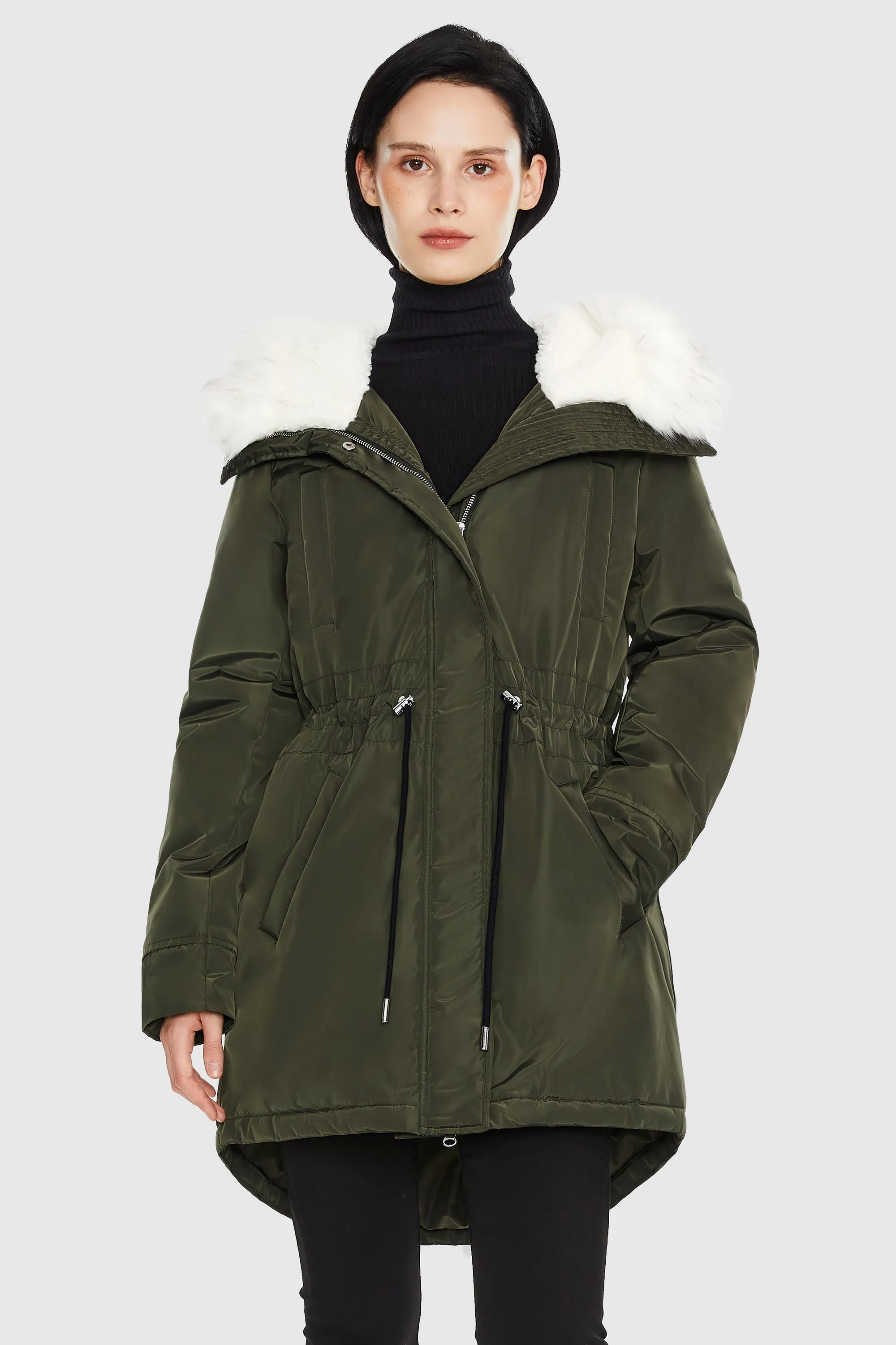 Fleece Lined Hooded Winter Parka