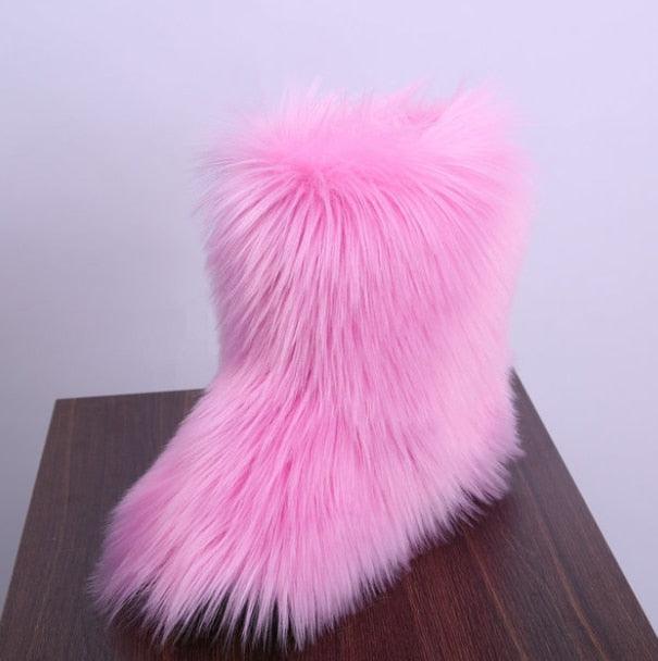 Fox Fur Lady Winter Boots