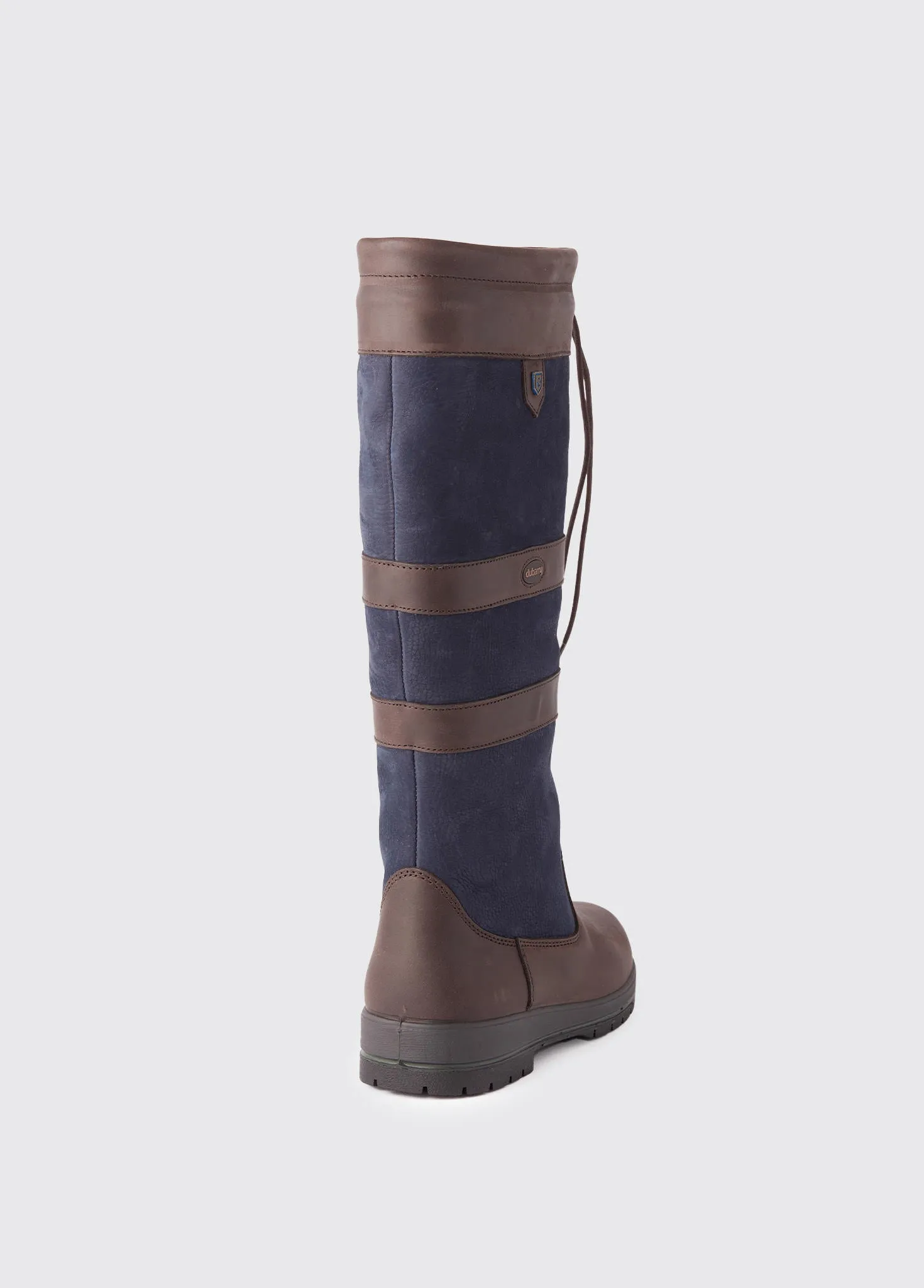 Galway Ladies ExtraFit Country Boot - Navy/Brown