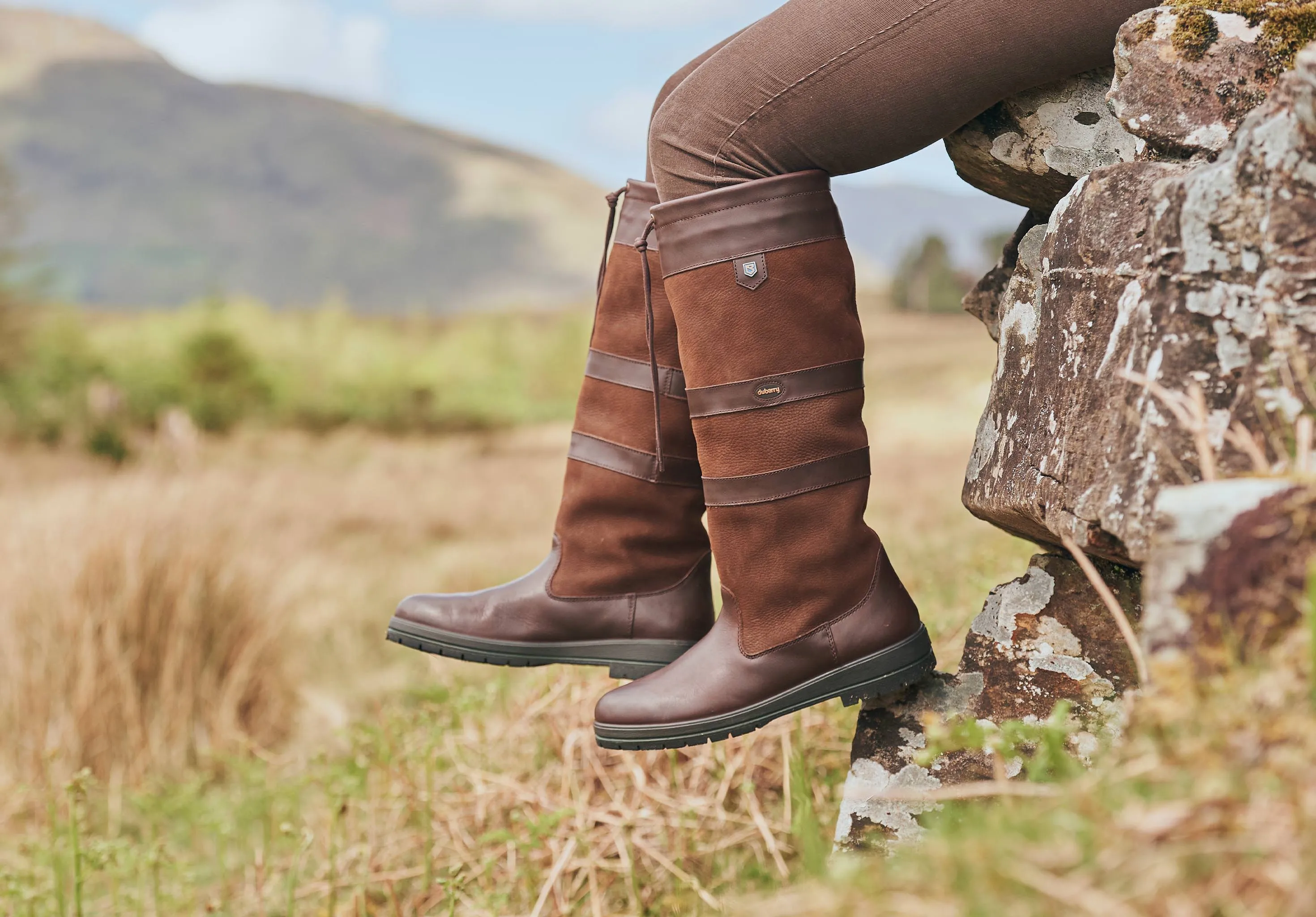 Galway Ladies ExtraFit Country Boot - Walnut