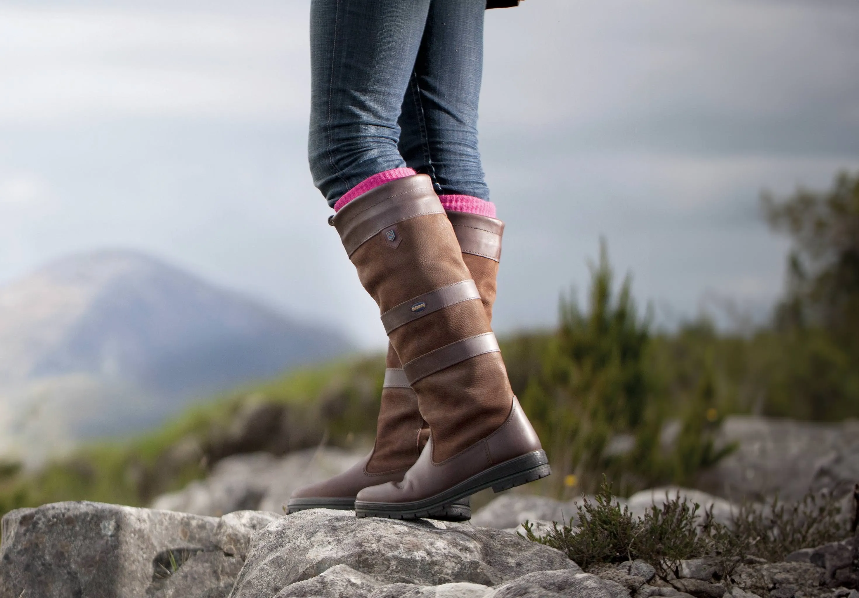 Galway Ladies SlimFit Country Boot - Walnut