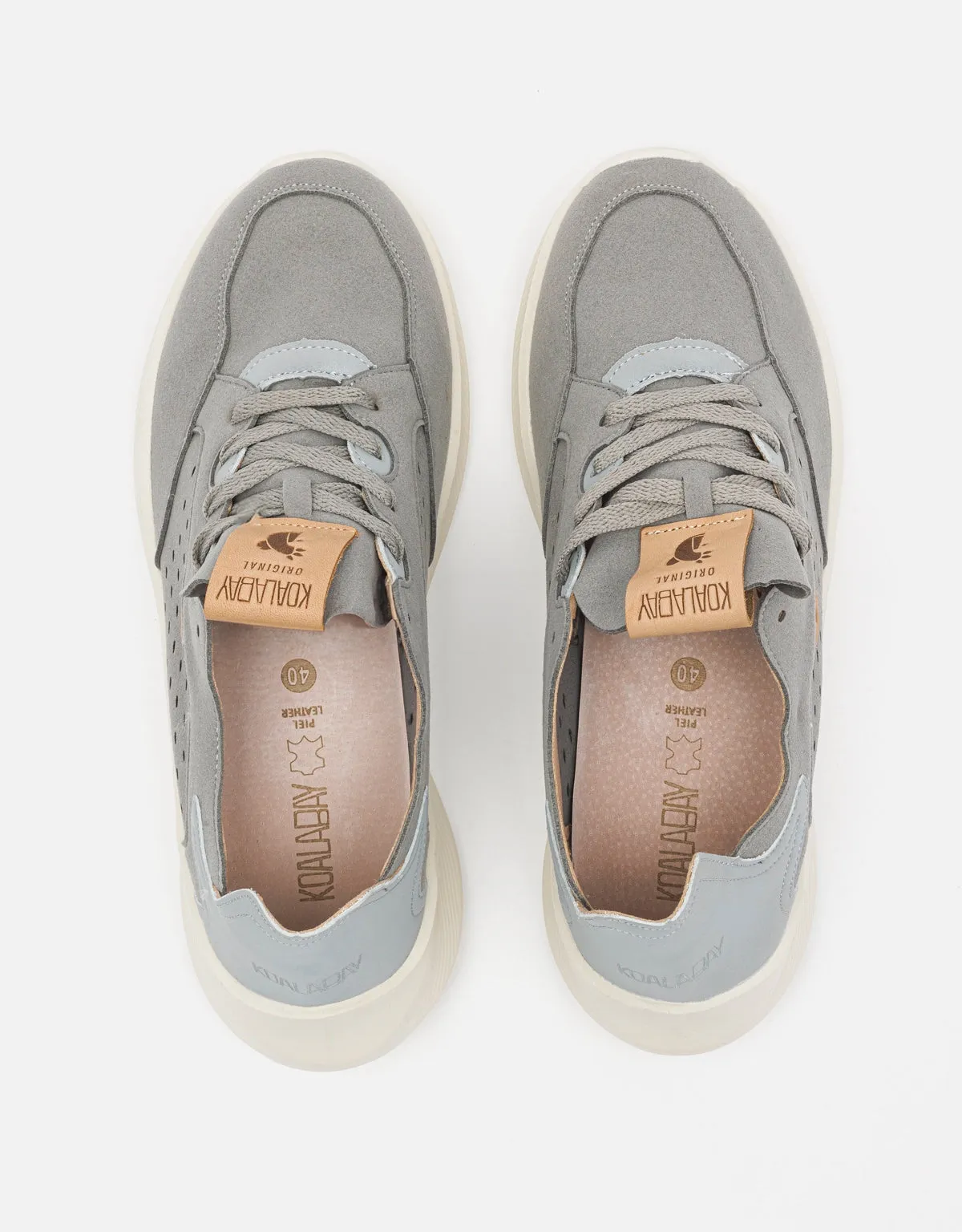 Gray Memory Foam Sneakers - Beetle