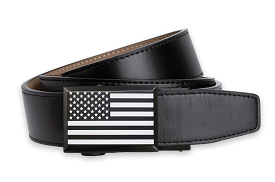 Heritage Classic USA Flag Black, 1 3/8 Strap, Dress Belt