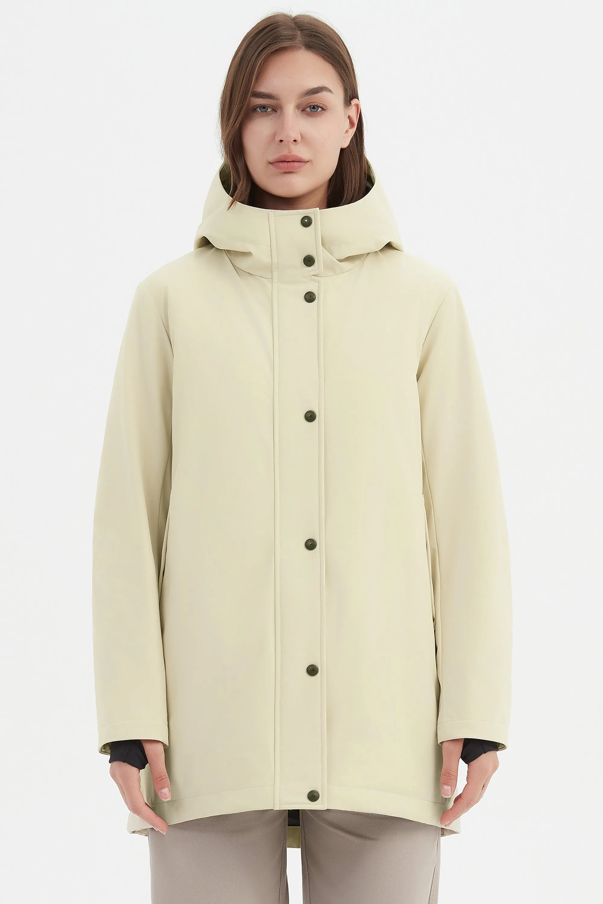 Hooded Winter Long Down Parka