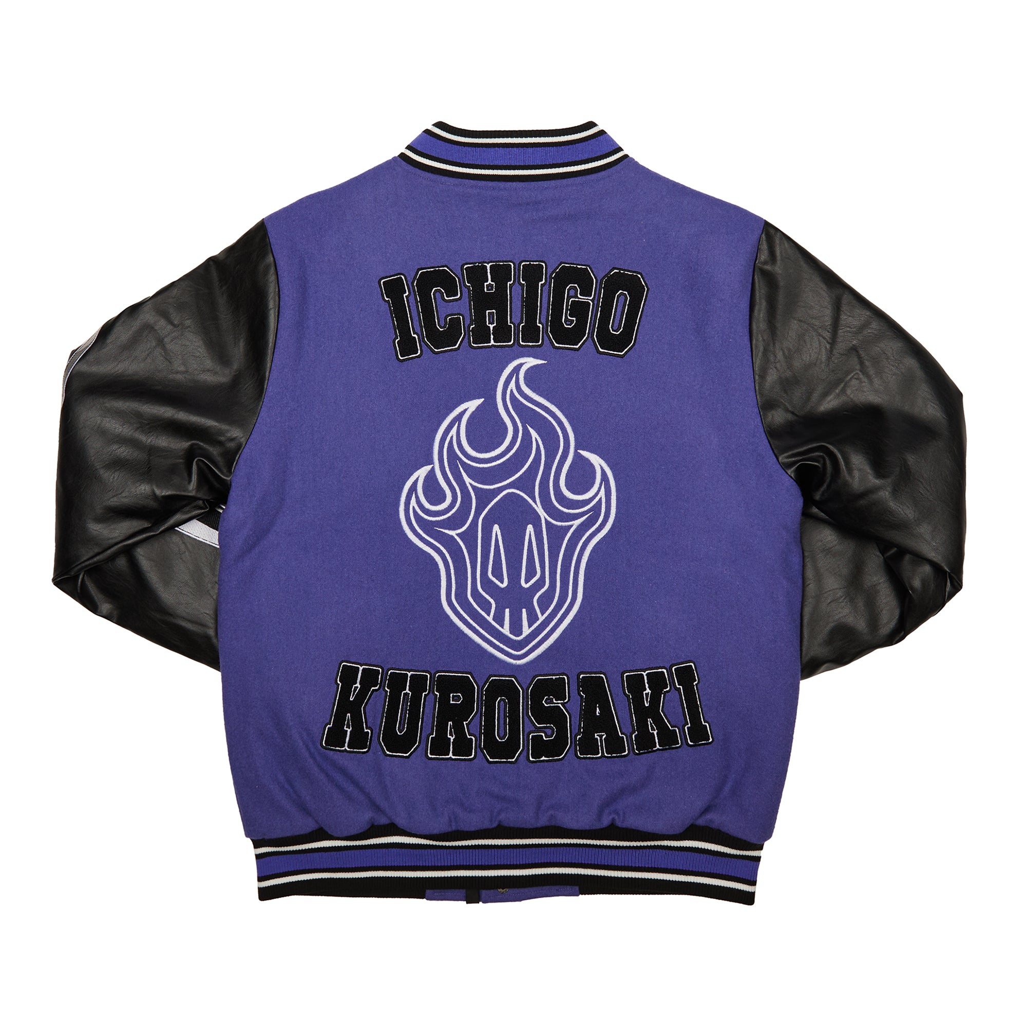 Ichigo Kurosaki Purple Varsity Jacket