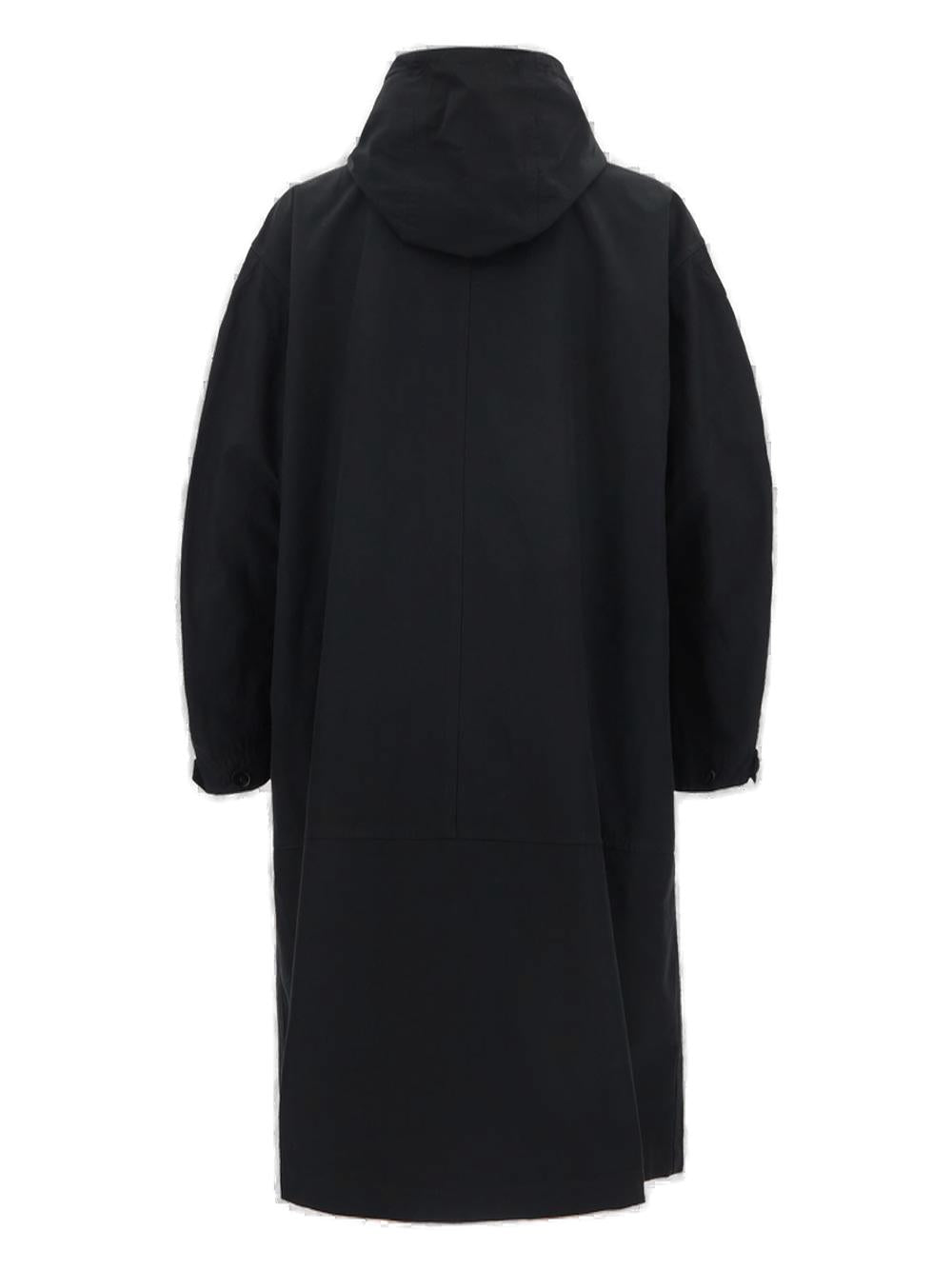 Jil Sander Button-Up Hooded Coat