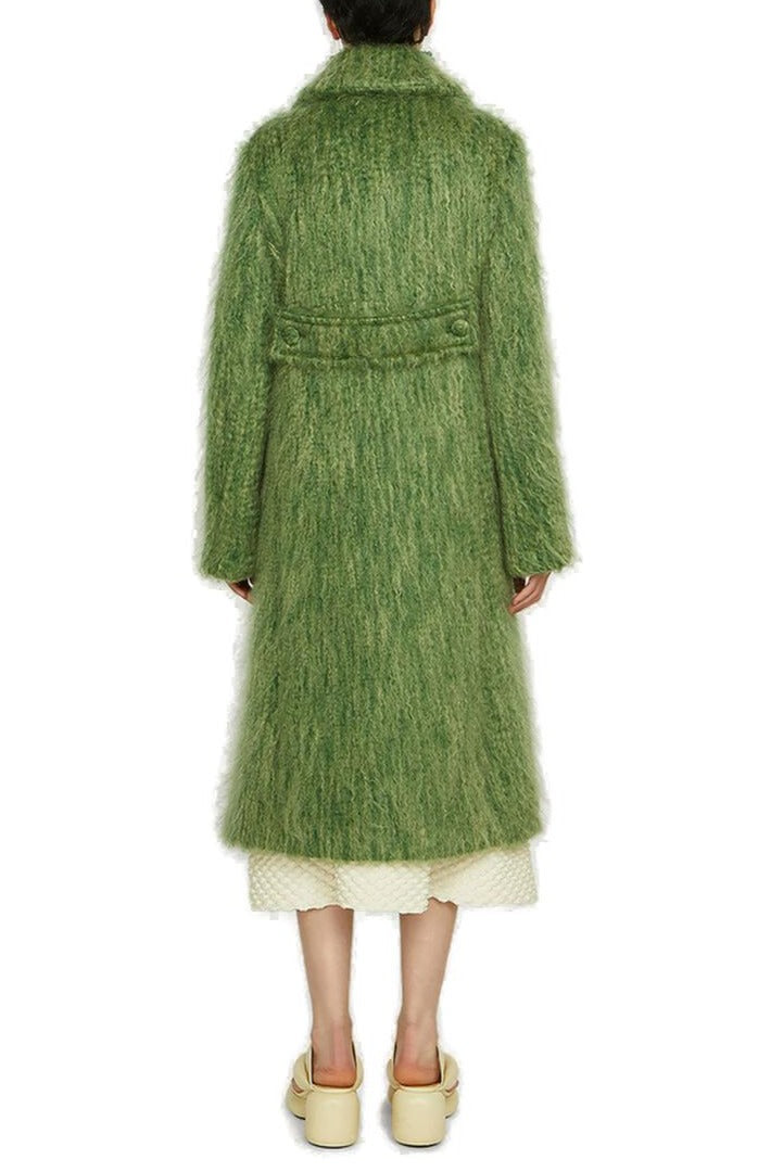 Jil Sander Double-Breasted Straight-Hem Coat