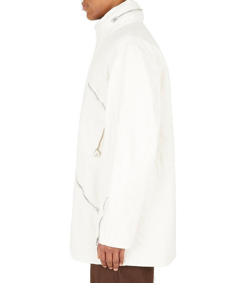 Jil Sander Pocket Detailed Zipped Coat