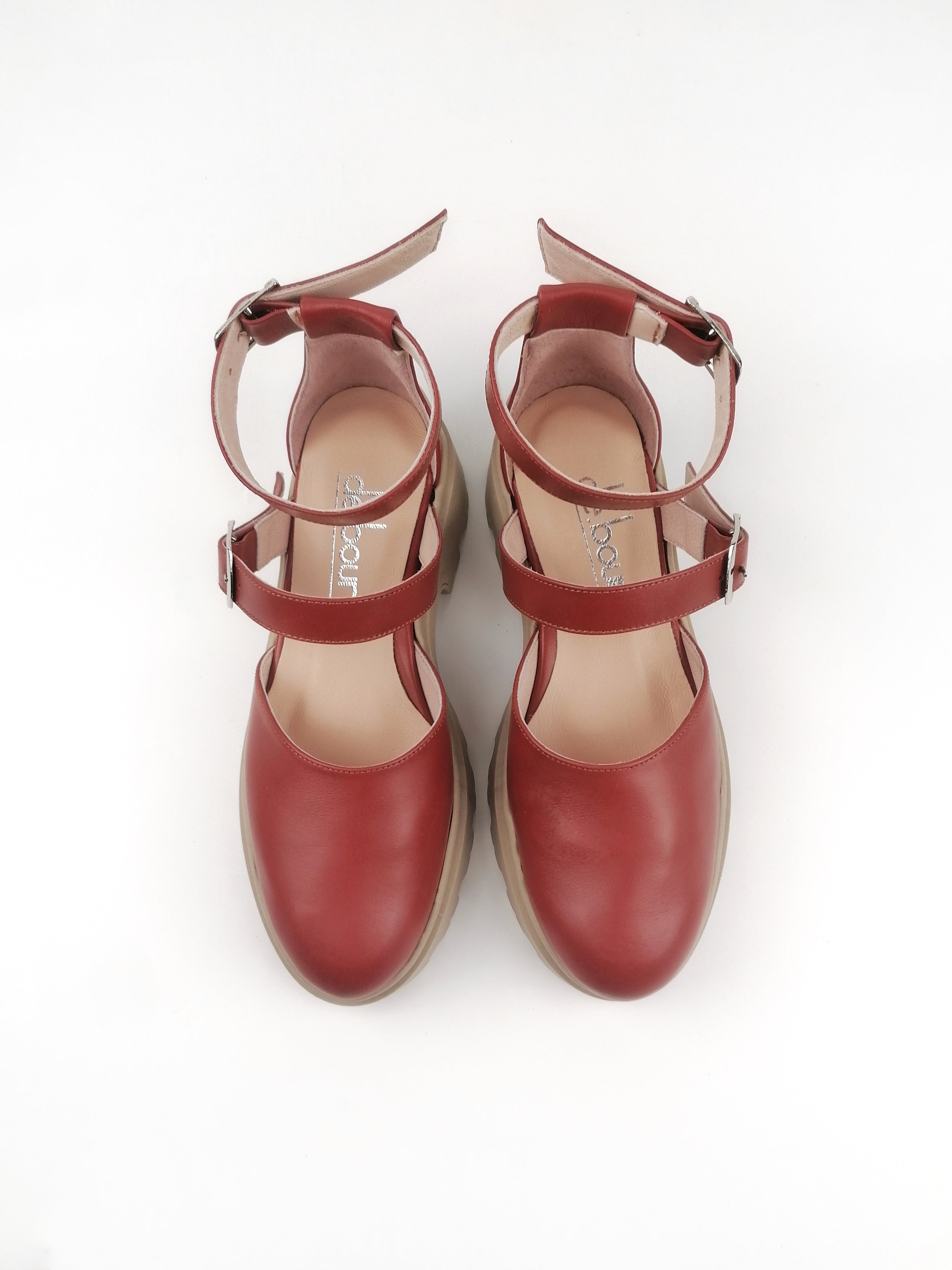 JOJO TERRACOTTA CHUNKY RUBBER FLATS