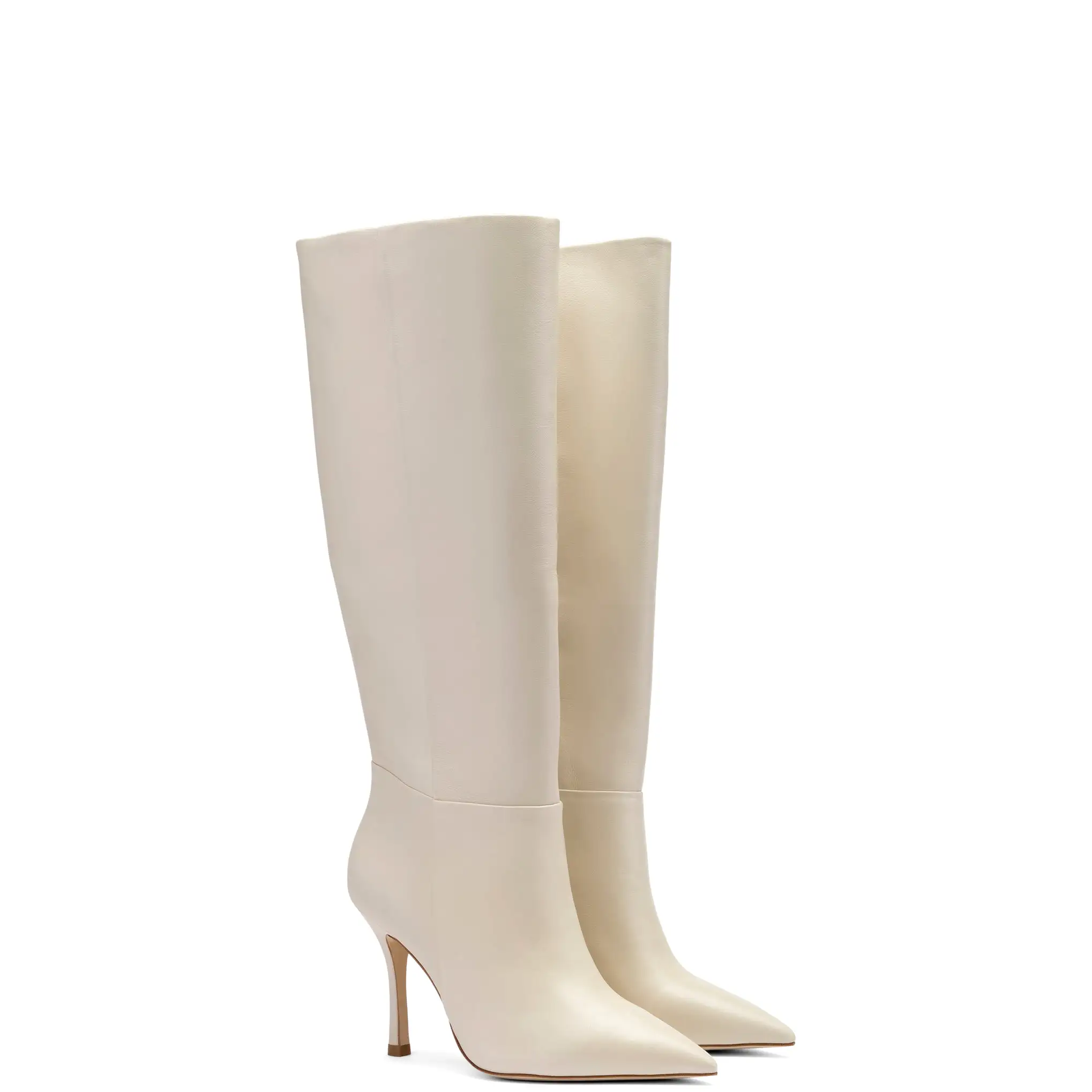 Kate Boot In Ivory Leather