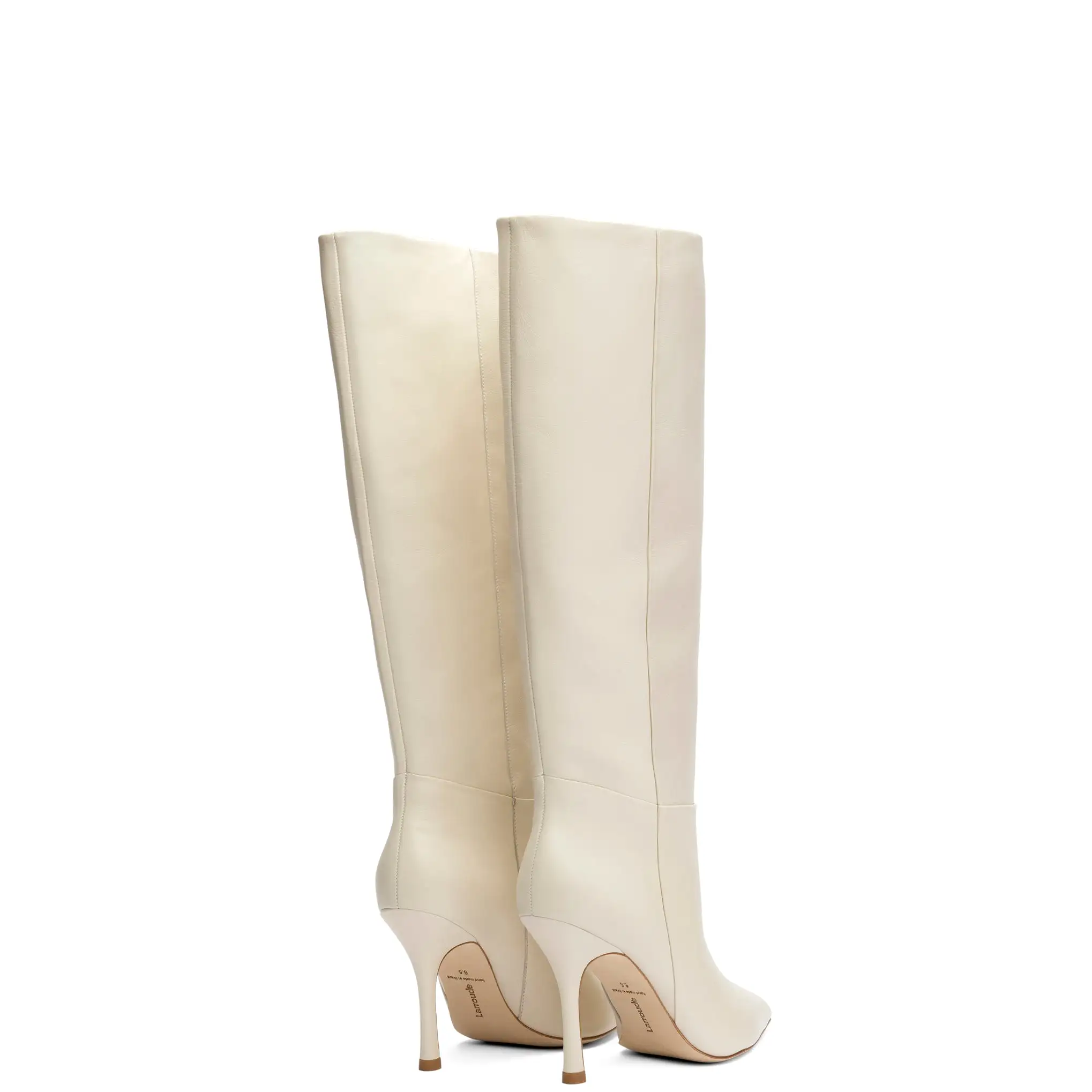 Kate Boot In Ivory Leather