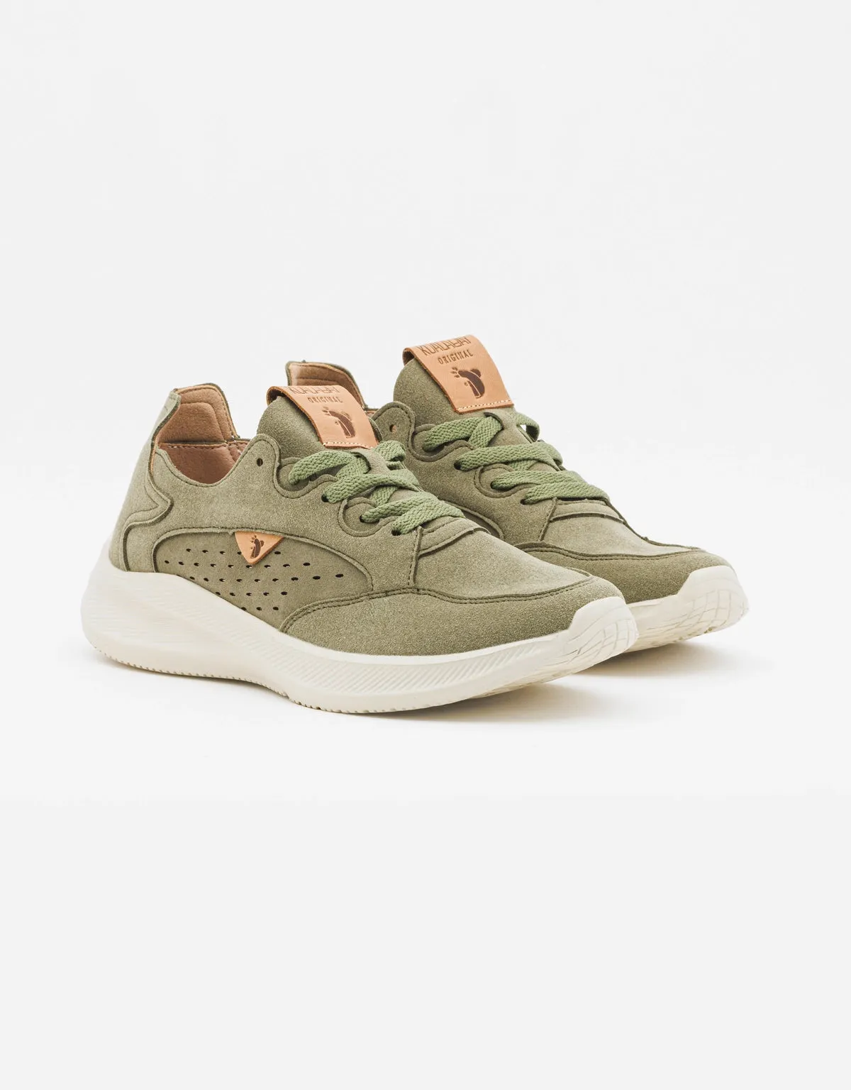 Khaki Memory Foam Sneakers - Beetle