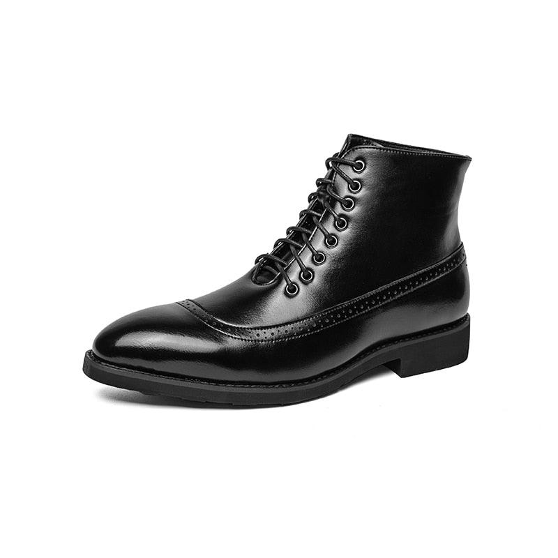 Men's Formal Ankle Boots: HZ146 Casual Dress Shoes