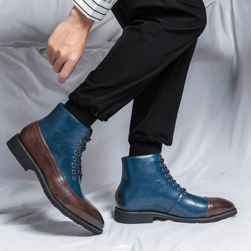 Men's Formal Ankle Boots: HZ146 Casual Dress Shoes