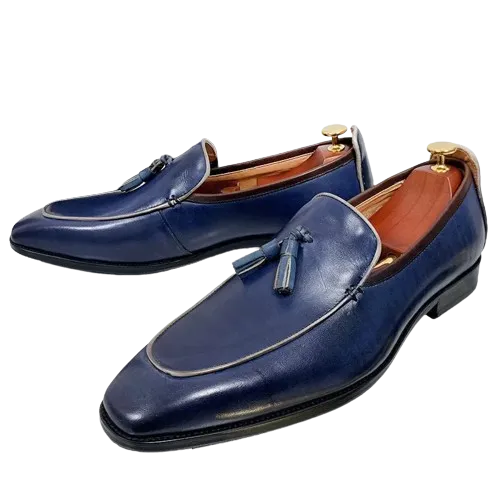 Men's Luxury Tassel Genuine Leather Casual Wedding Office Loafers