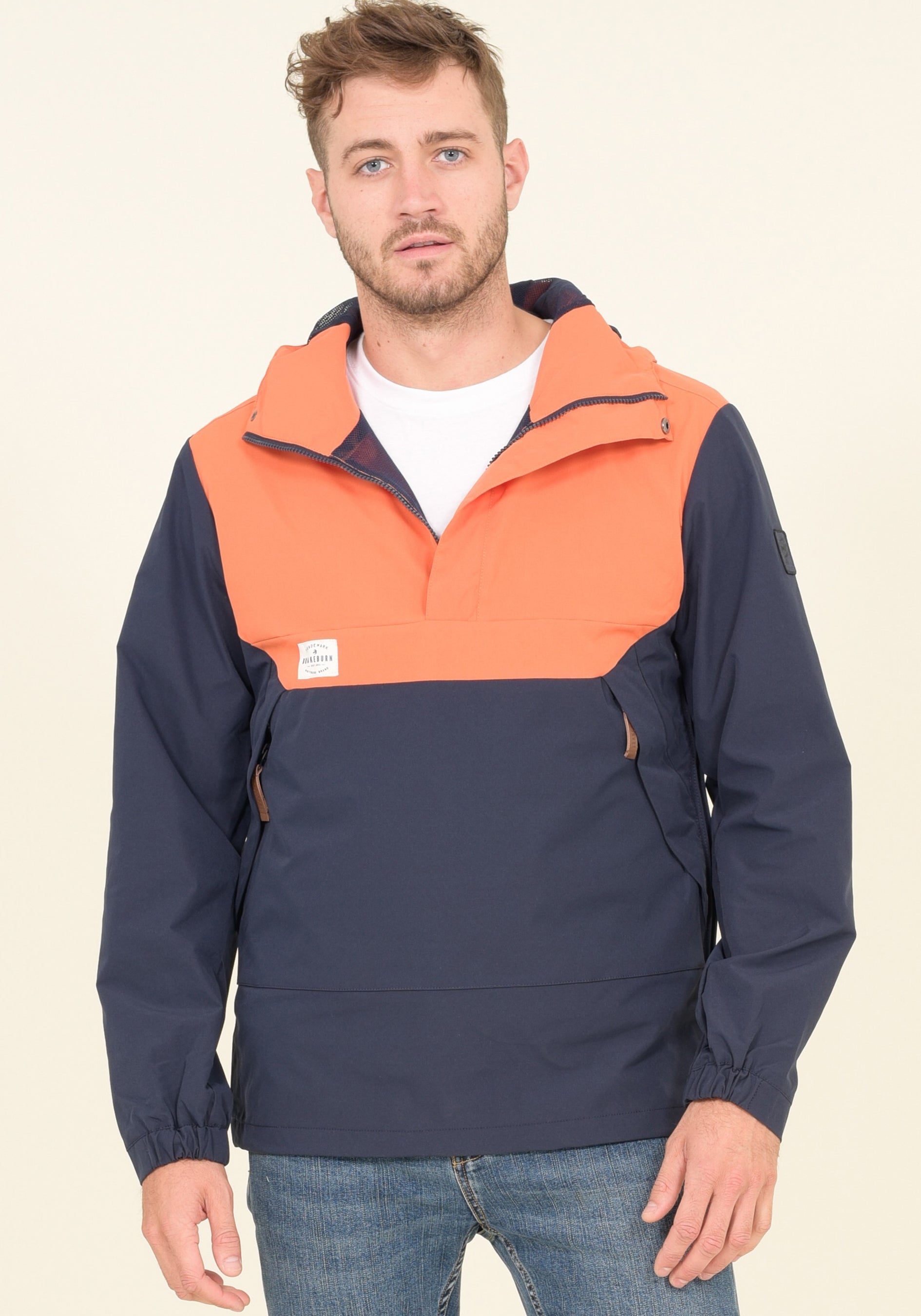 Mens Two Colour Pullover Jacket