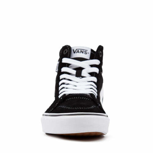 Mens Vans Filmore Hi Black/White Hi Top Lace Up Shoes