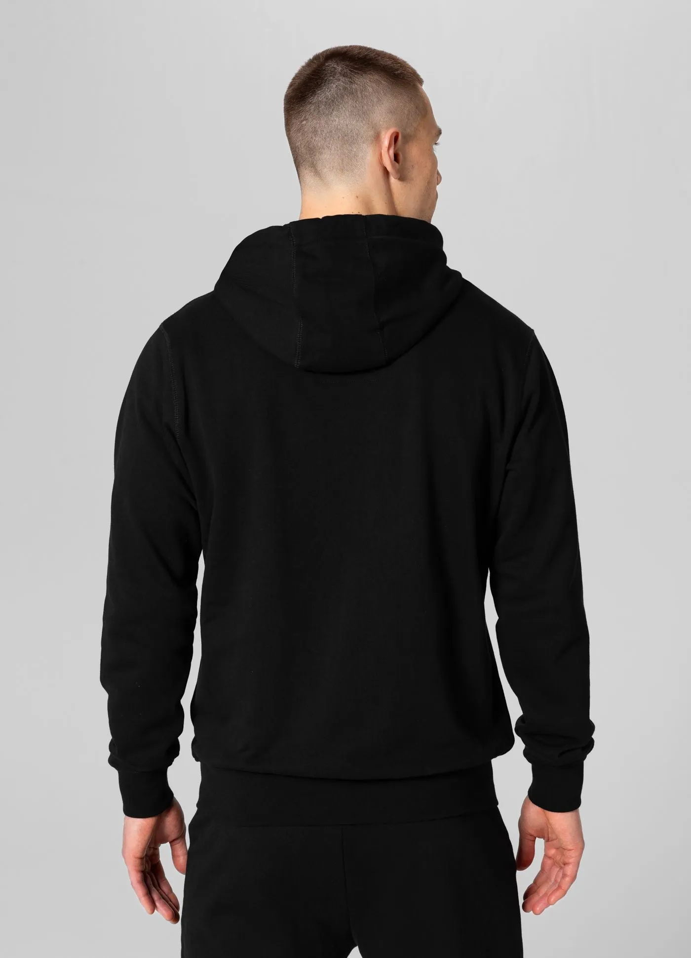 Men's Zip-up hoodie Terry Small Logo