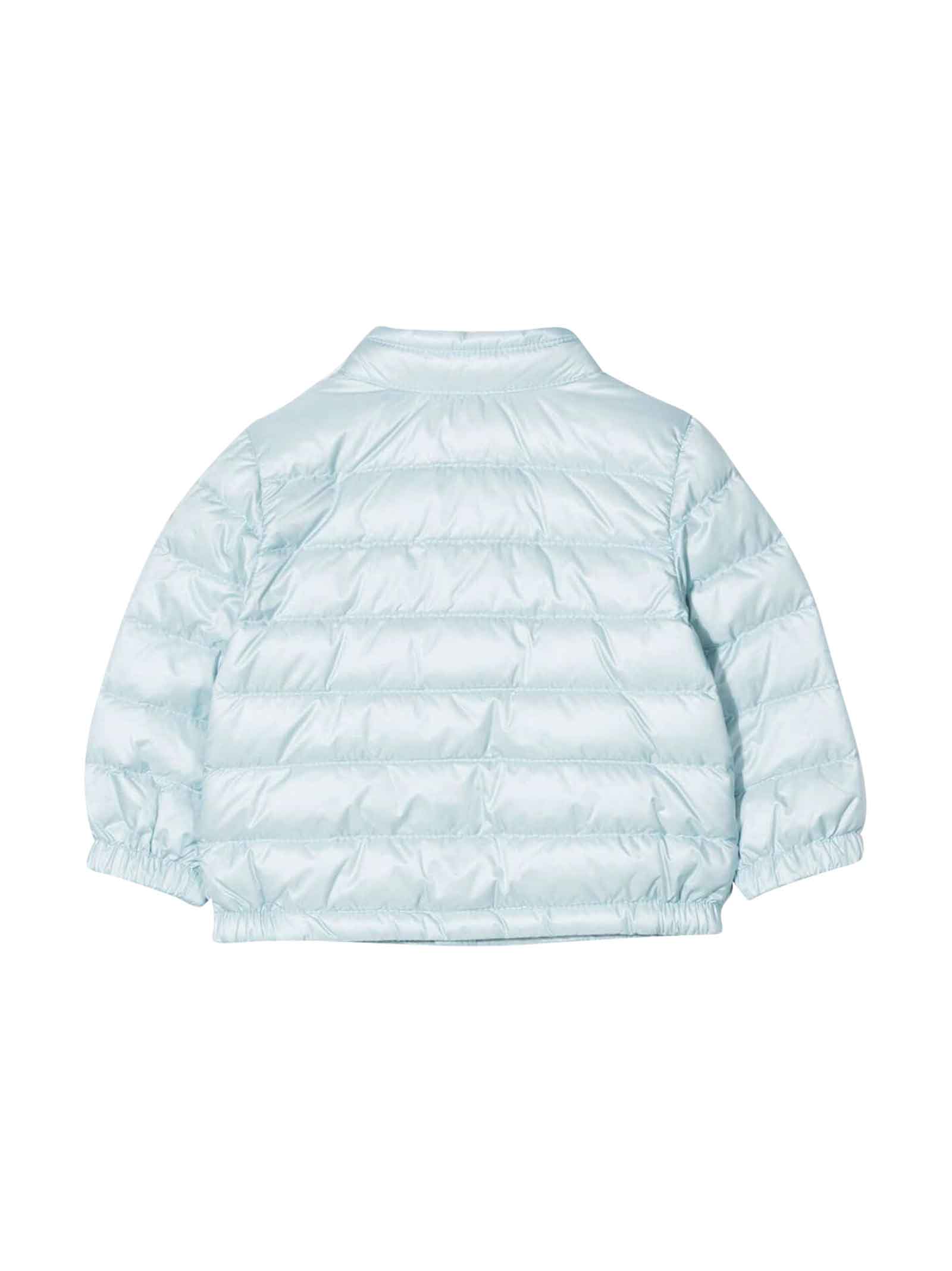 Moncler Enfant Zip-Up Logo Patch Padded Jacket