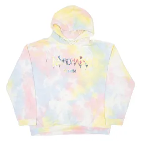 MYBOHAN Tie Dye Womens Pink Hoodie XL