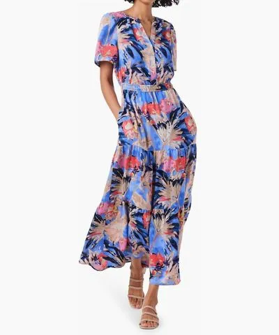 NIC+ZOE Dreamscape Daydream Dress In Blue