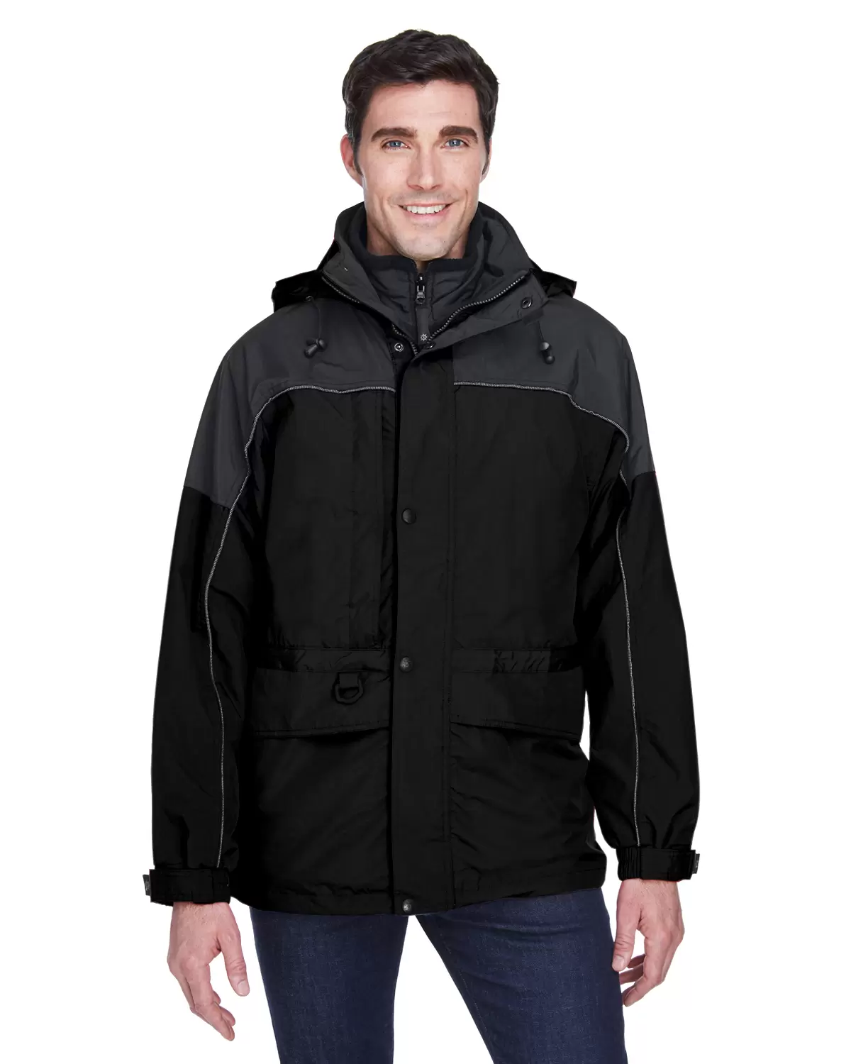 North End 88006 Adult 3-in-1 Two-Tone Parka SKU: 88006