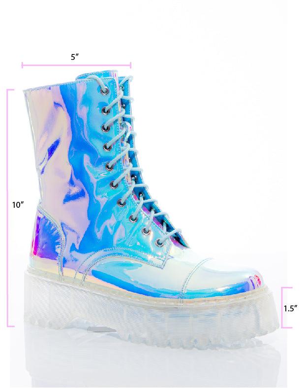 Opal Combat Boot