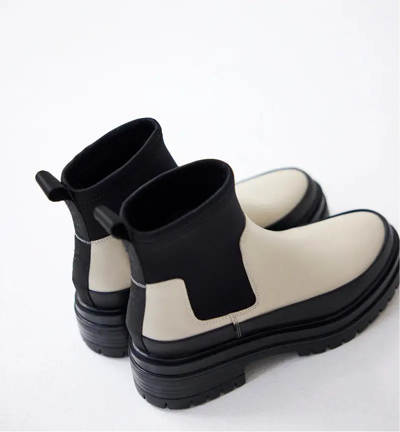 Orion Skies Leather Boot | Milk