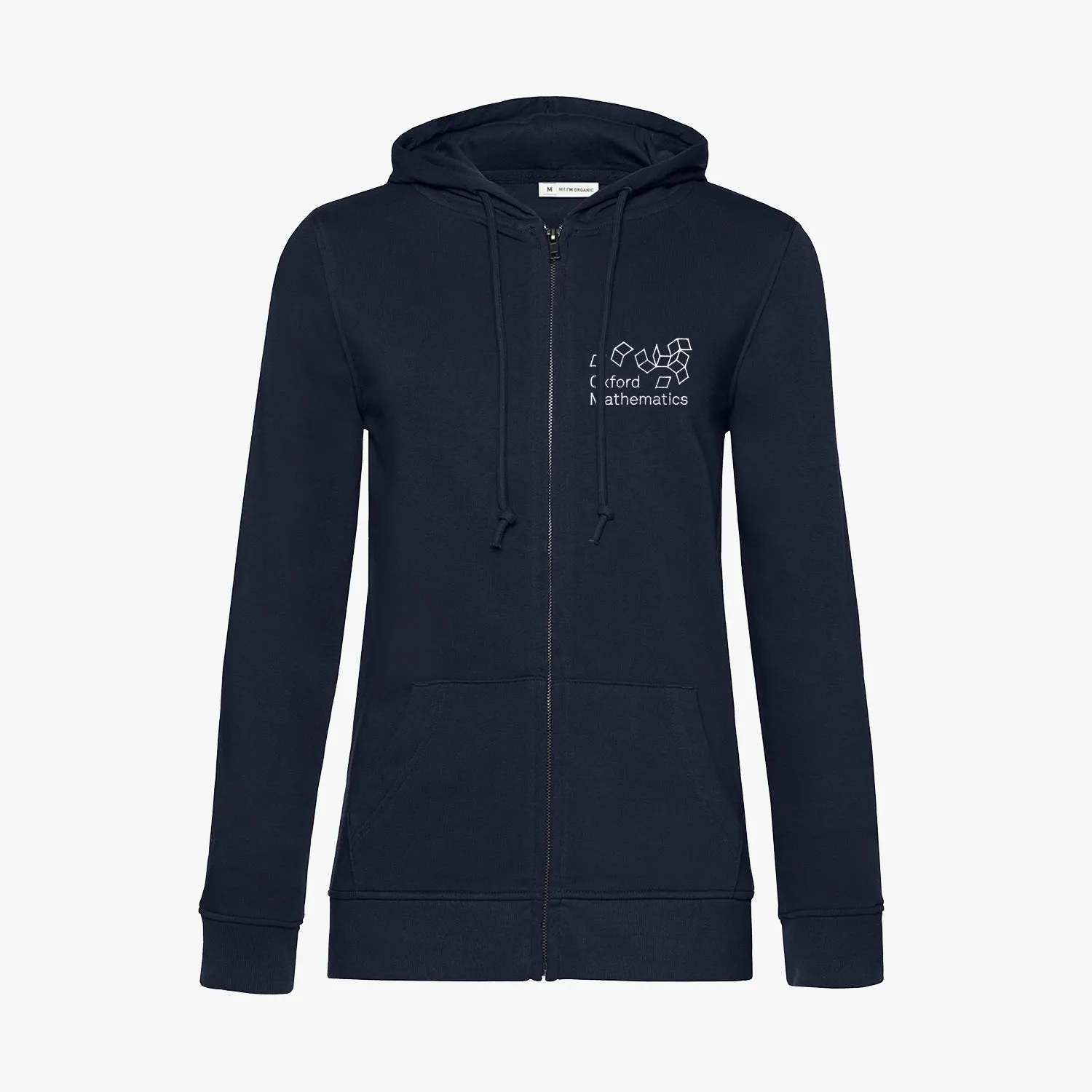 Oxford Mathematics Organic Ladies Zip Hoodie