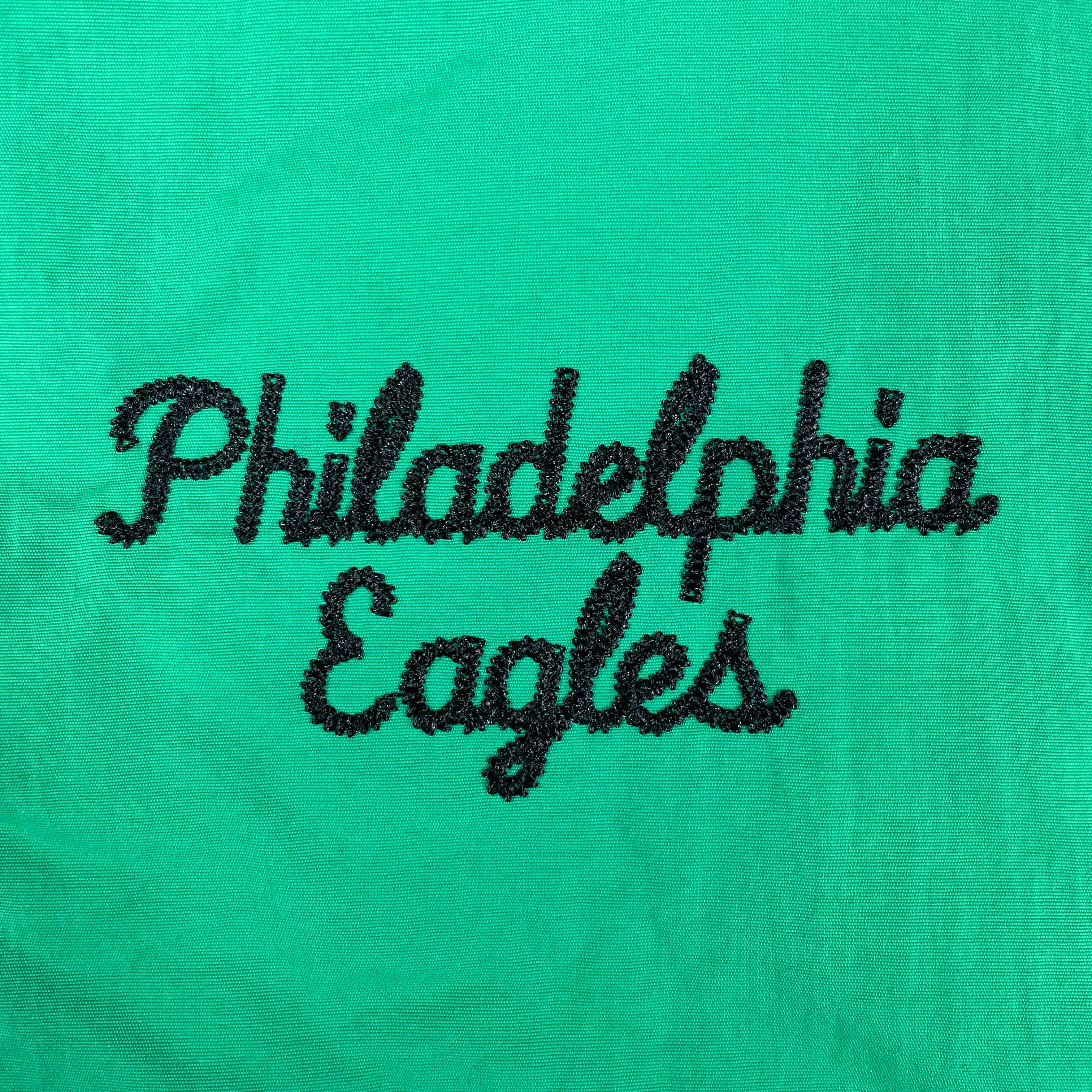 Philadelphia Eagles Throwback Men’s Vintage Varsity Jacket | Kelly Green