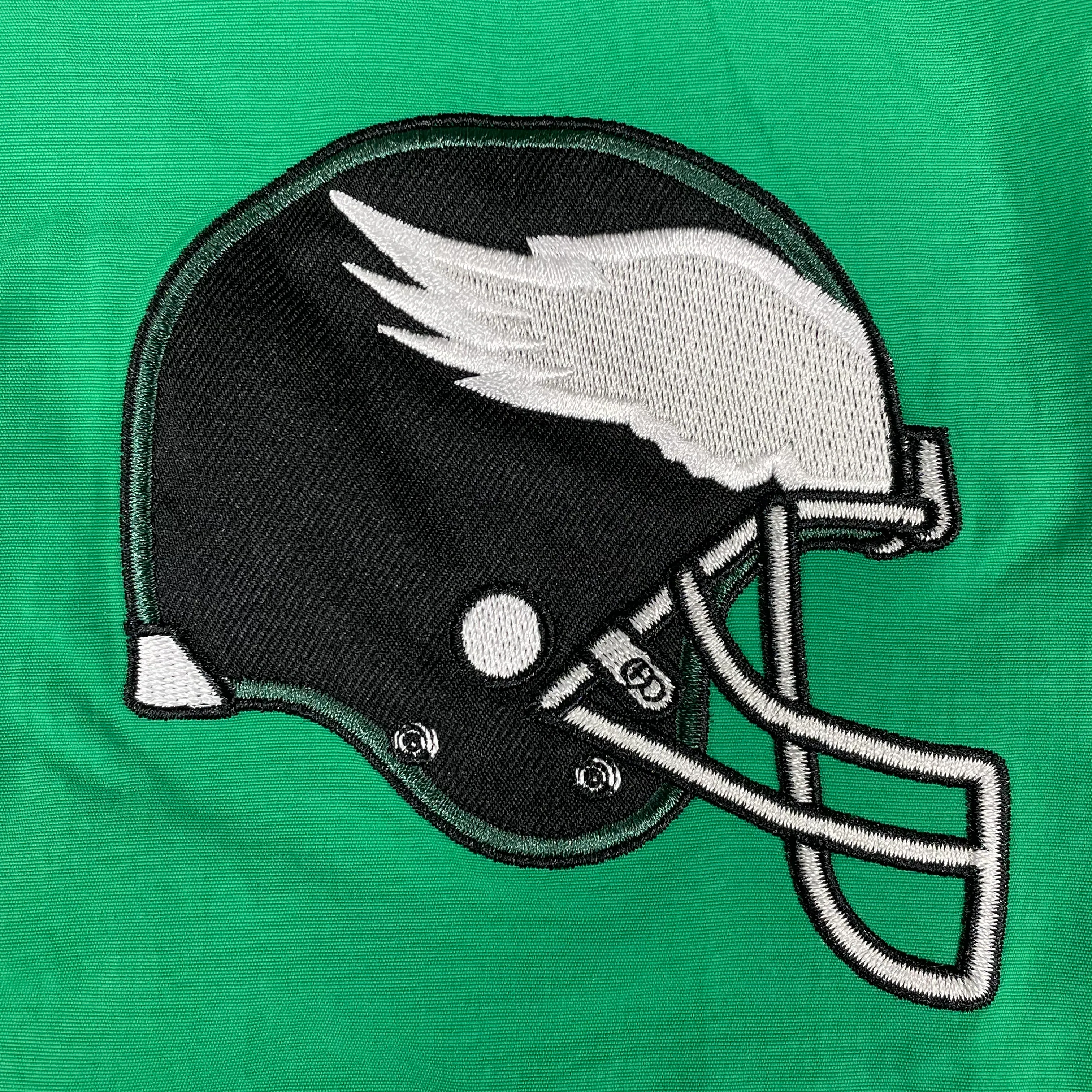 Philadelphia Eagles Throwback Men’s Vintage Varsity Jacket | Kelly Green