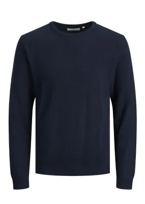 Produkt Basic Knit Crew Neck Jumper Navy Blazer