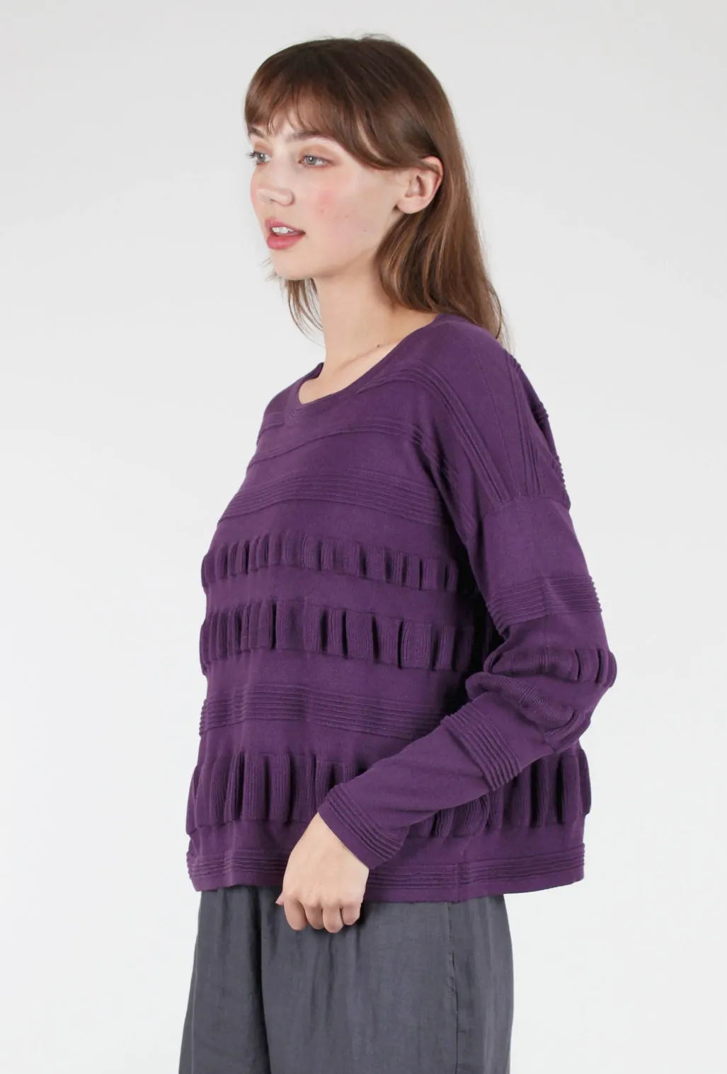 Pucker Up Sweater, Grape