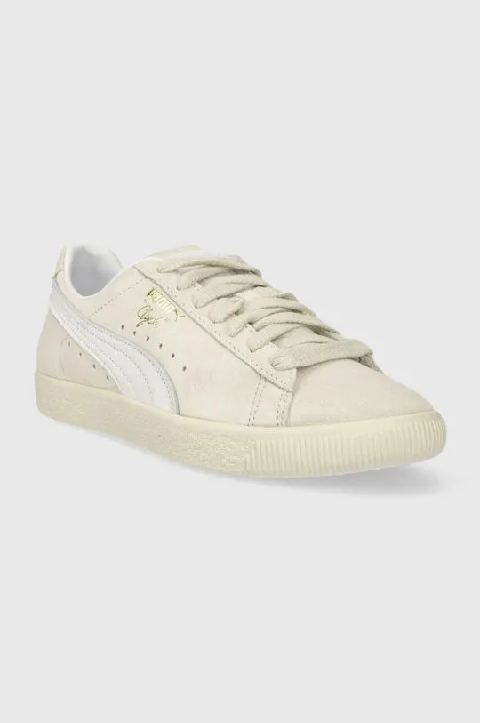 Puma sneakers 391134 Clyde PRM white color