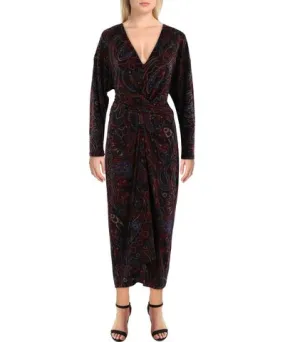 Ralph Lauren Womens Drapey Long Maxi Dress