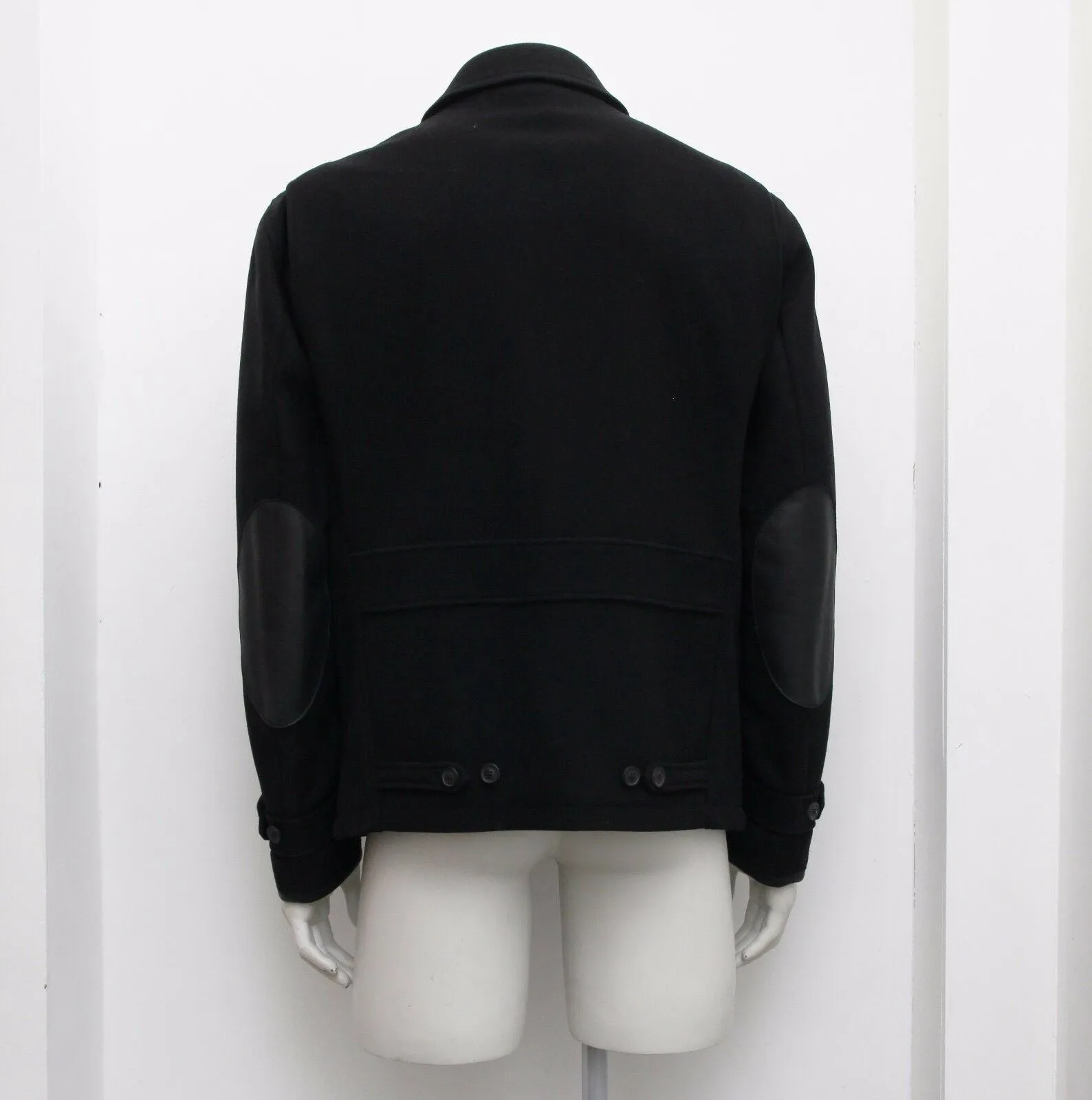 Replica Wool Jacket Leather Elbow Patches