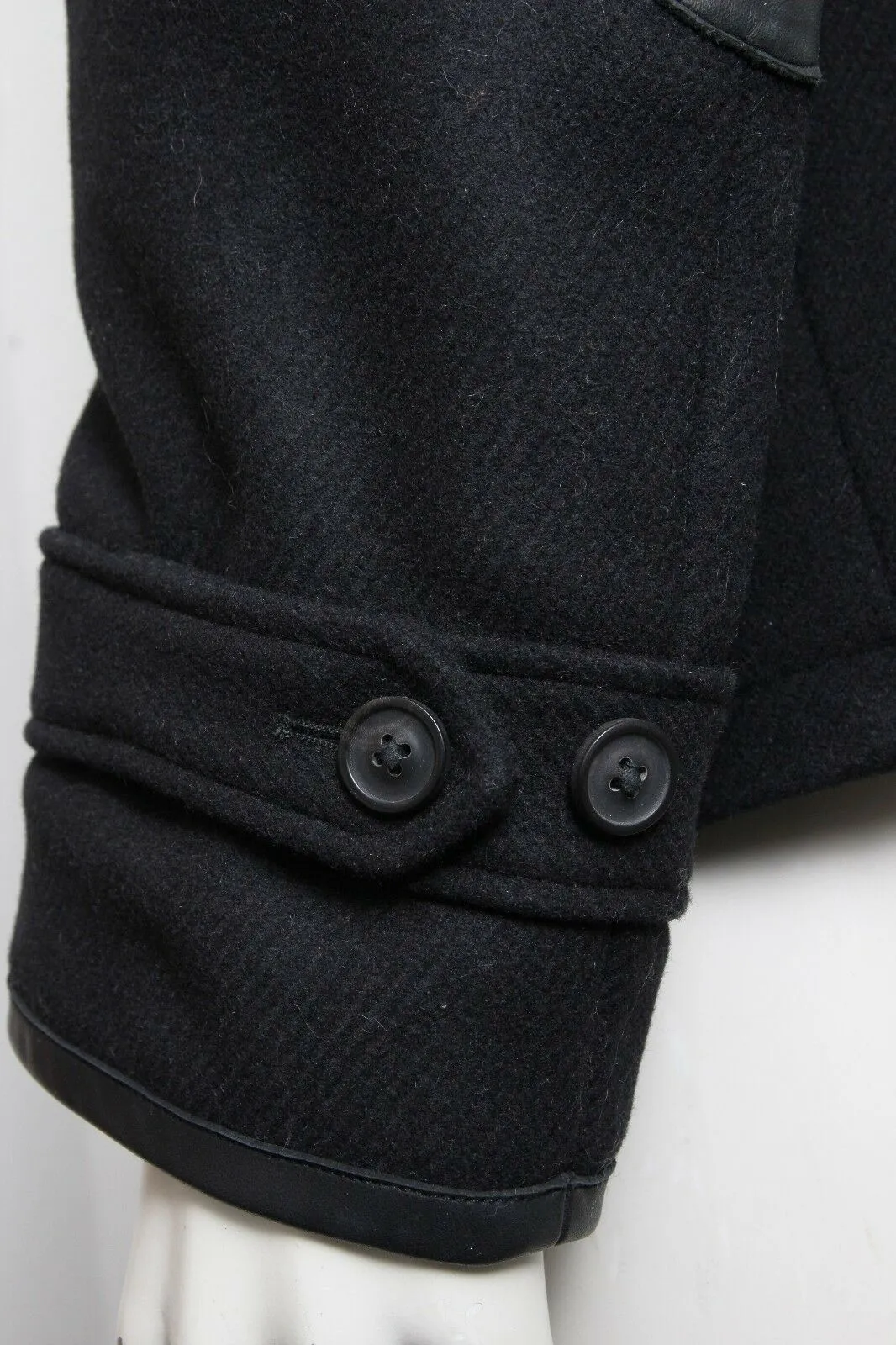 Replica Wool Jacket Leather Elbow Patches