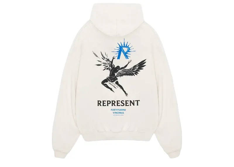 Represent ICARUS HOODIE Flat White